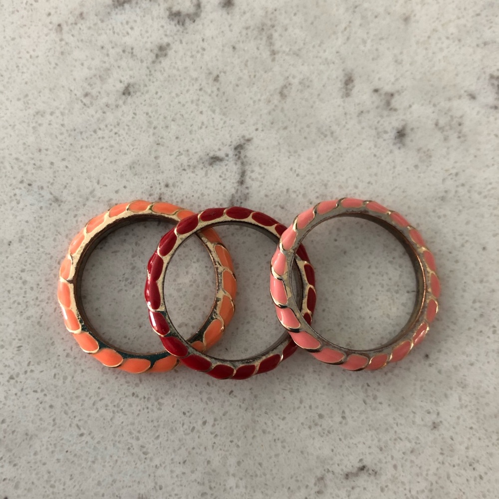 Set of 3 Statement Rings